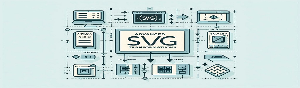 Tutorial visual de transformaciones SVG con ejemplos de contenedores, viewBox y grupos